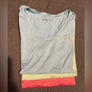 Lot of 3 Under Armour Workout Shirts